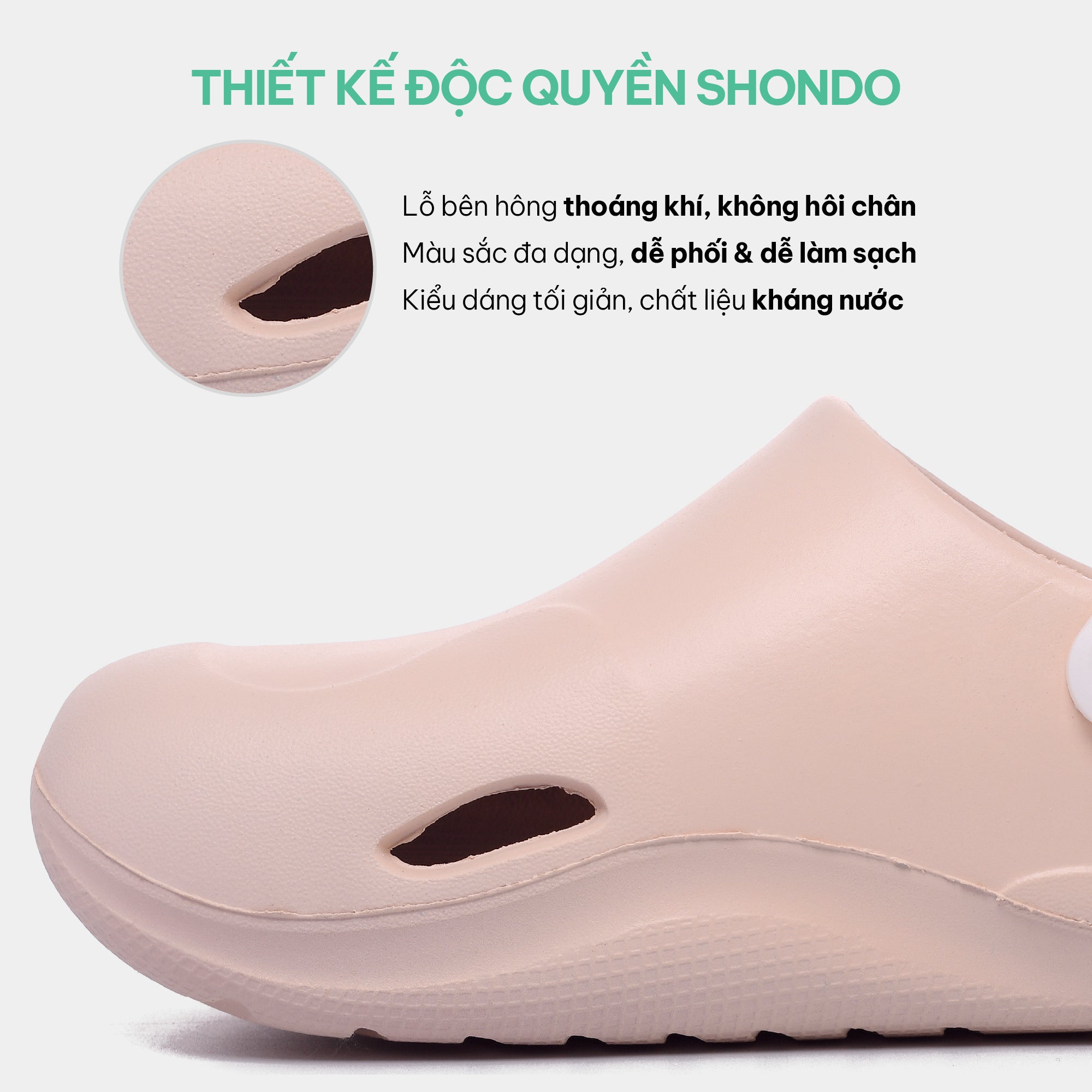 Clog Little Suke bé gái nhựa đúc hồng