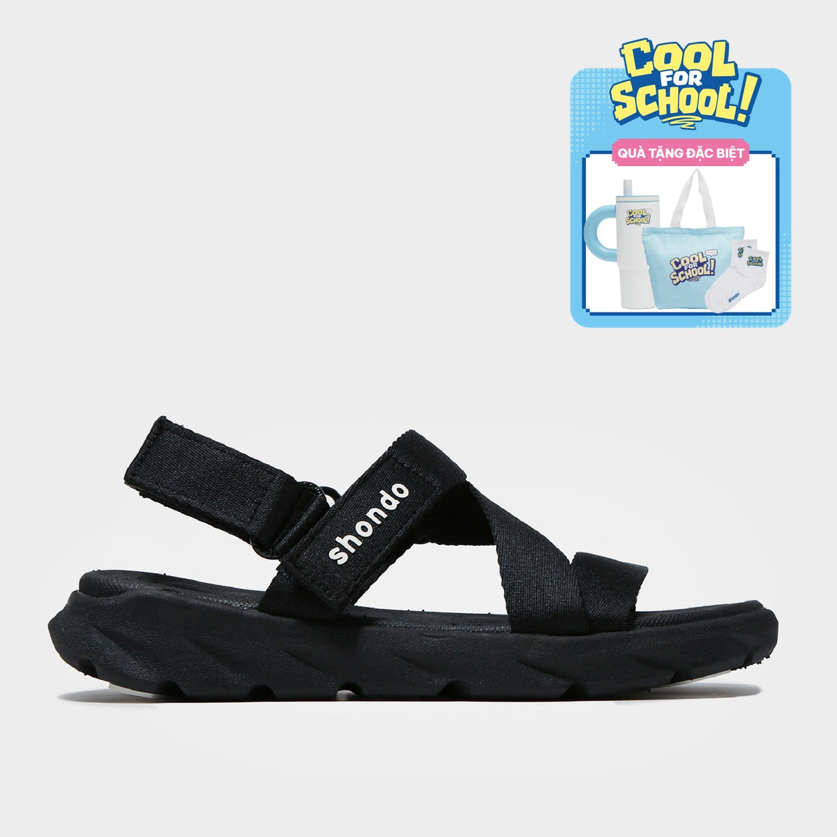 Sandals F6 sport đen full