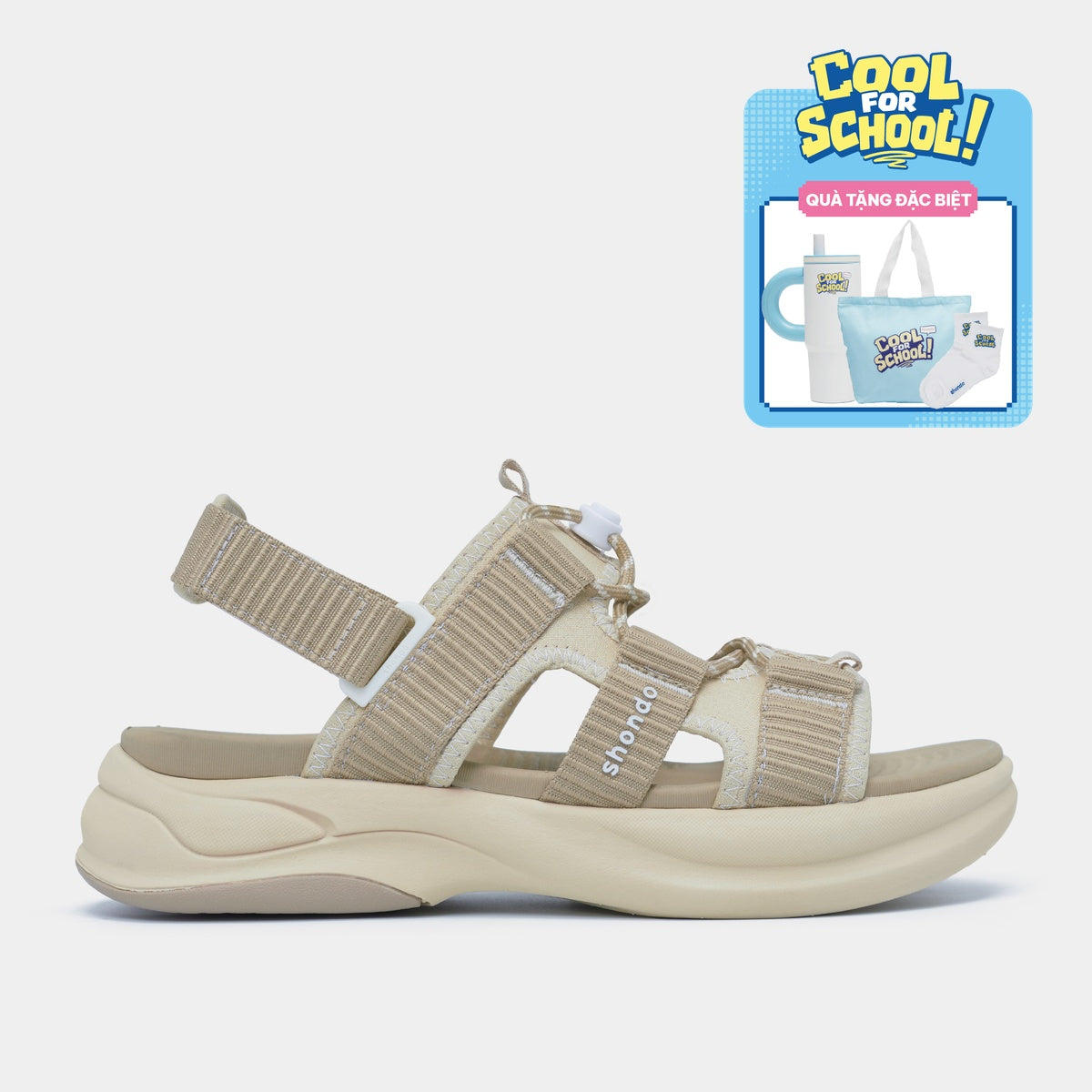 Giày Sandal F8B Hiking Unisex Be