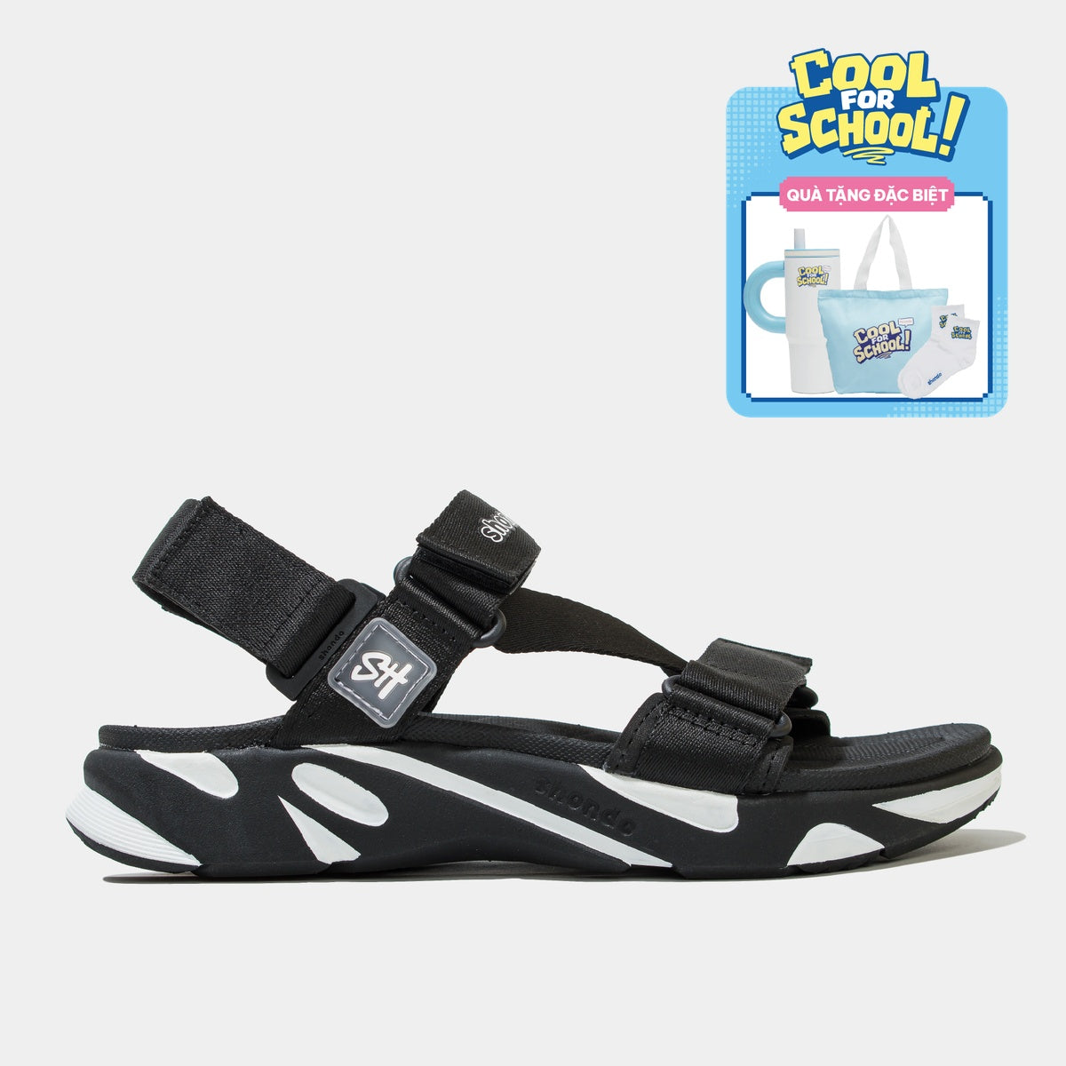 Sandals F8M đen trắng ver.2