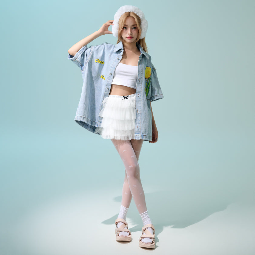 Sandal F8M thể thao nữ quai chéo hồng