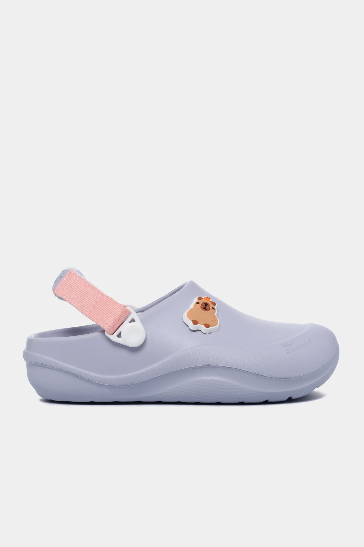 Clog Little Suke bé gái nhựa đúc tím