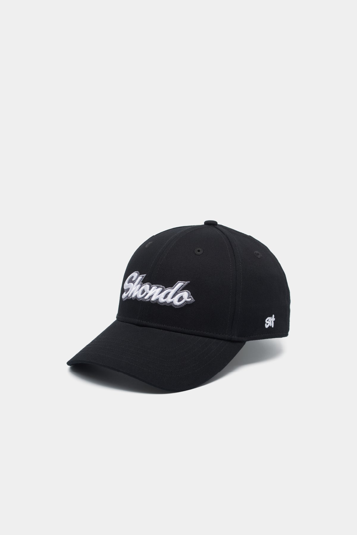 Nón lưỡi trai thêu logo Shondo đen
