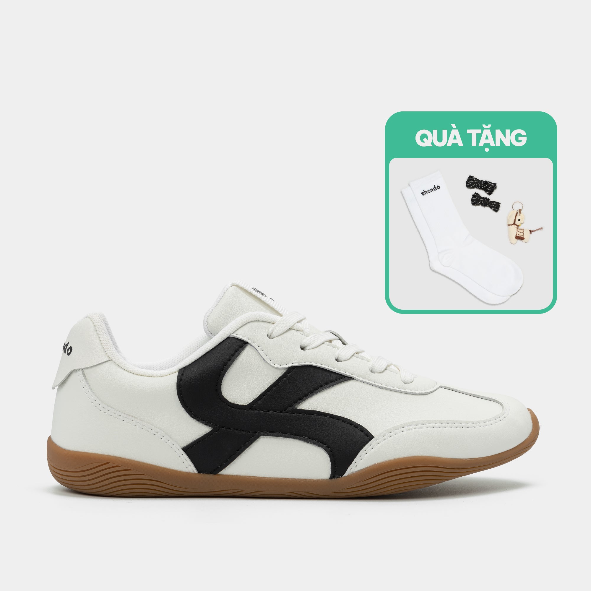 Sneaker CLASS 7 đế thấp unisex trắng