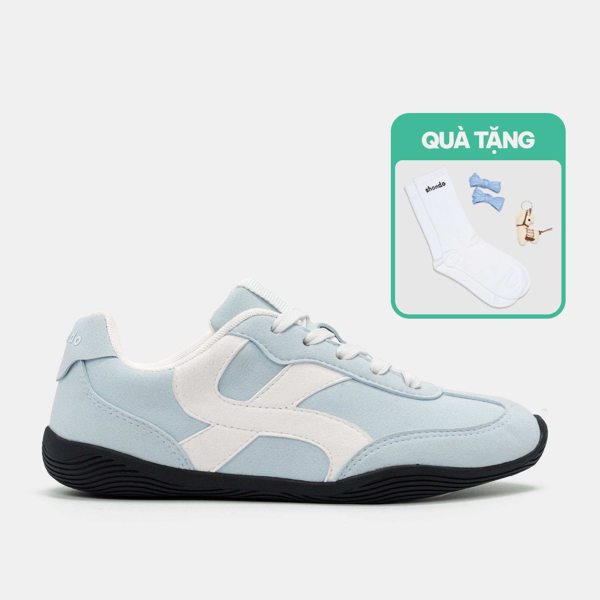 Sneaker CLASS 7 đế thấp nữ xanh dương