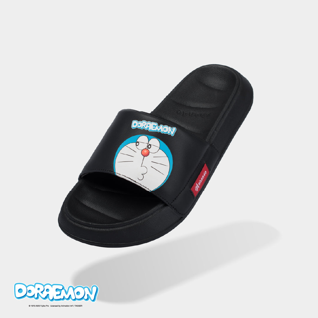 Dép Trendy 3 Doraemon full đen