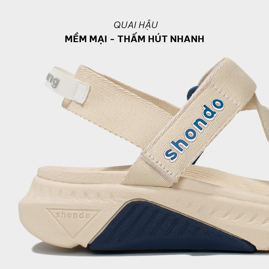 Sandals F7 racing be phối xanh dương