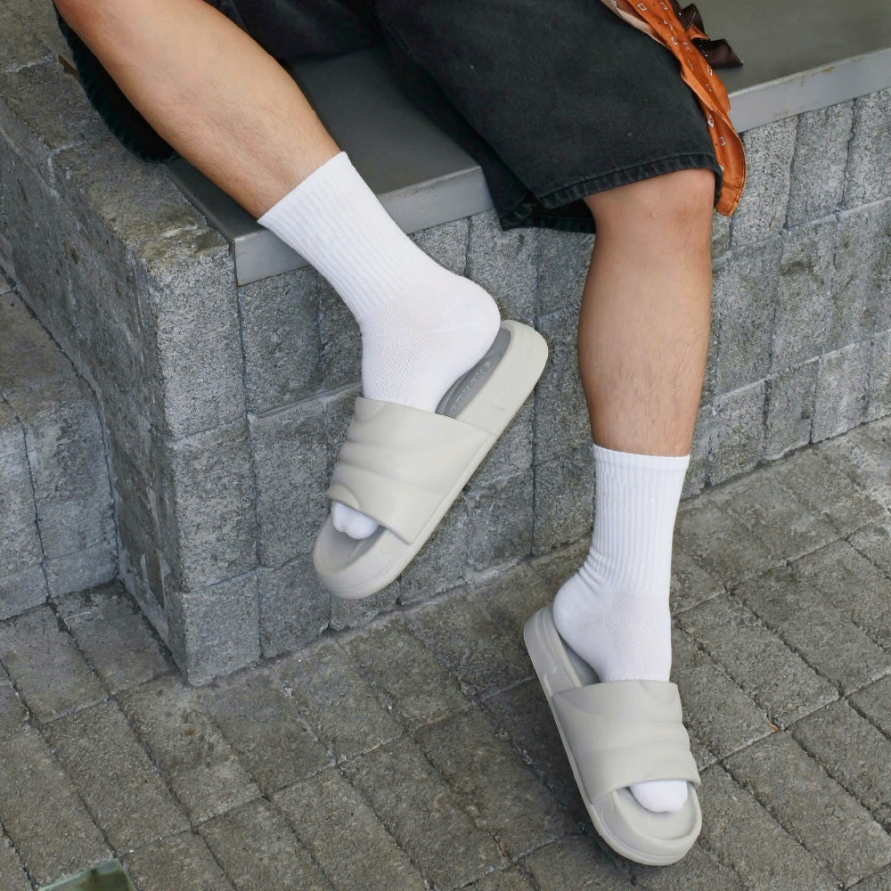 Dép bánh mì Trendy 5 quai nhựa nâu